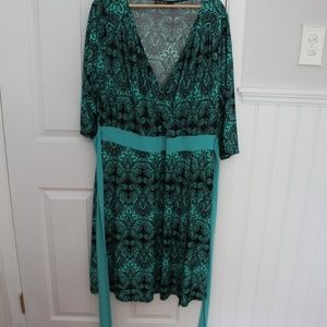 Igigi Plus Size Paisley Wrap Dress